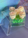 Infinity N°.5 with Drawer - Forever Roses - White