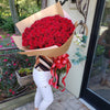 Bouquet - 101 Long Red Roses - Bloom de Fleur